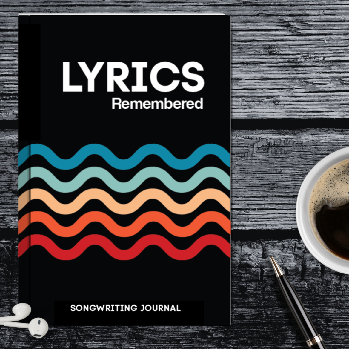 Lyrics Journal for songwriters to work on their songs