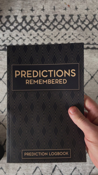 Predictions Remembered: Prediction Journal & Logbook