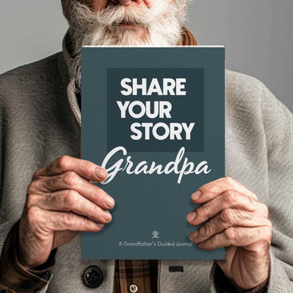 Share Your Story Grandpa - Guided Journal for Grandfathers