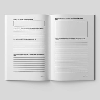 Share Your Story Grandpa - Guided Journal for Grandfathers